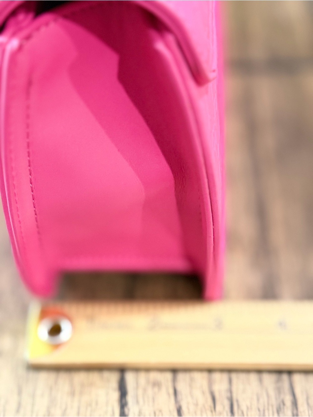 Barbie Hot Pink Embossed Mini Top-Handle Bag - Picture 8 of 17